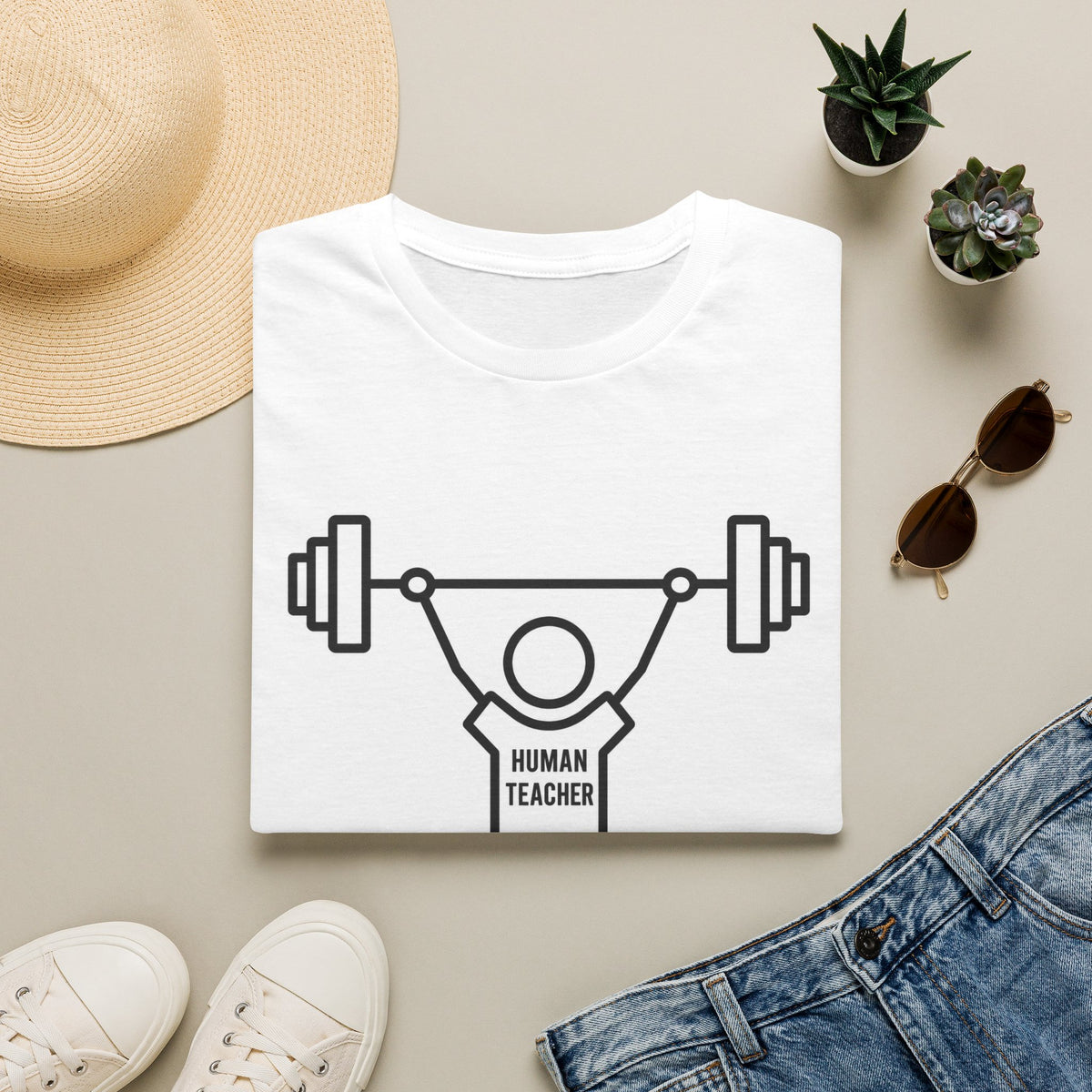STRONG / ENOUGH TEACHER Tee.