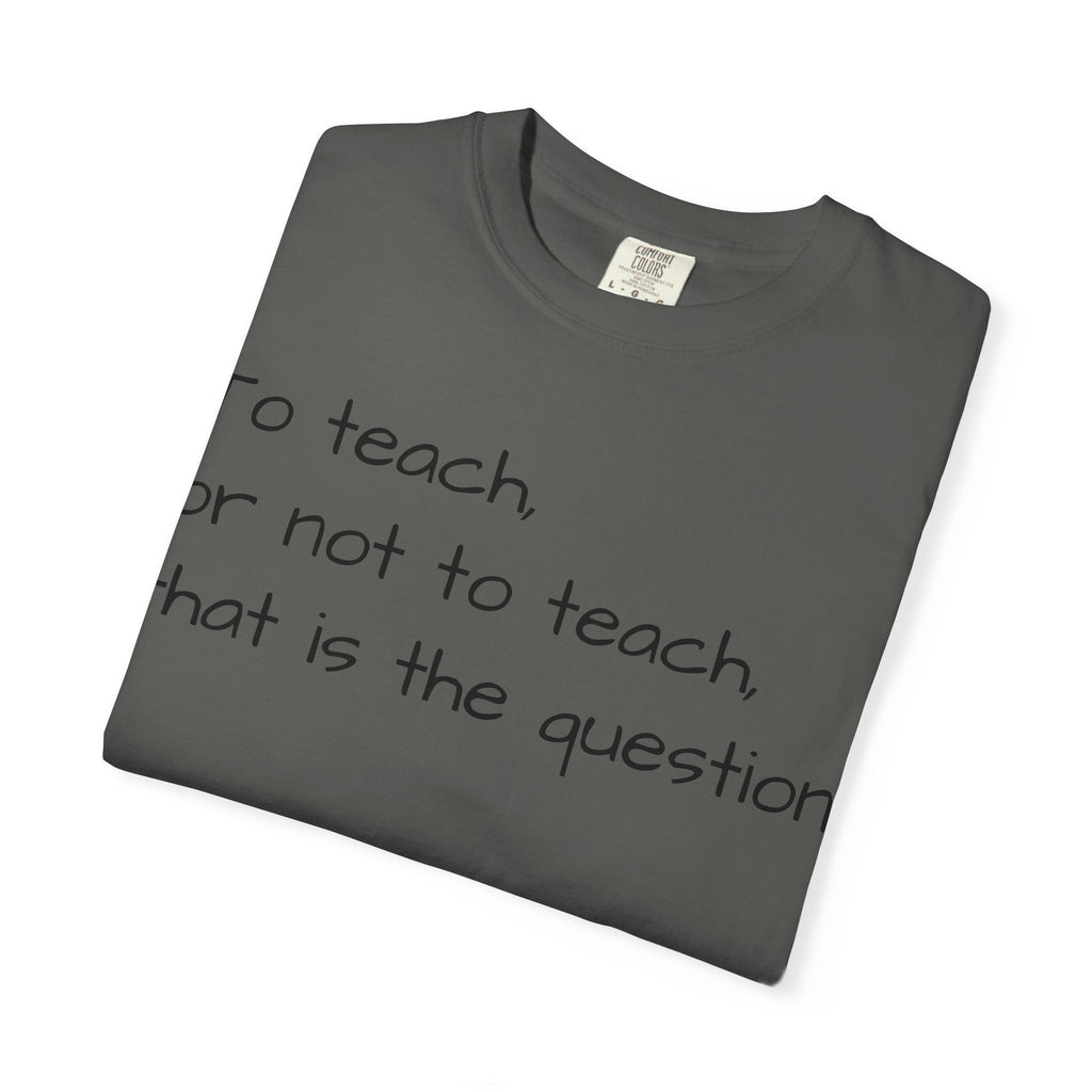 Teach/not teach T