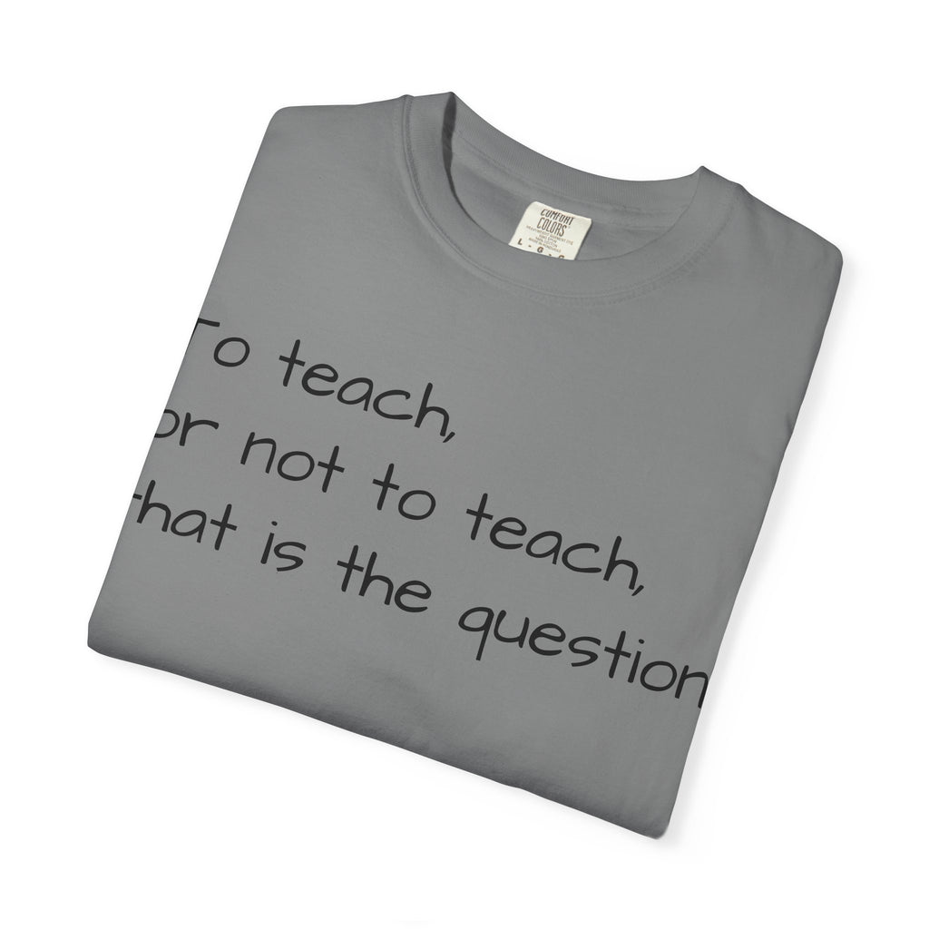 Teach/not teach T
