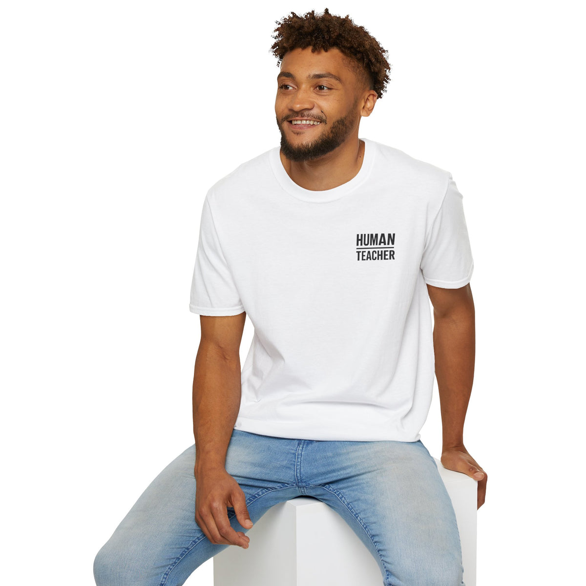 HUMAN / TEACHER LOGO Tee.