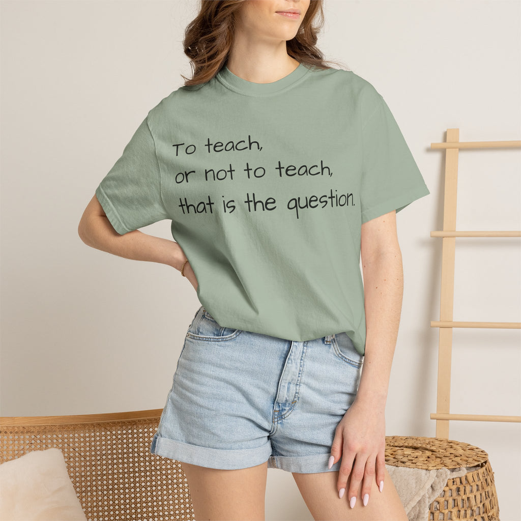 Teach/not teach T