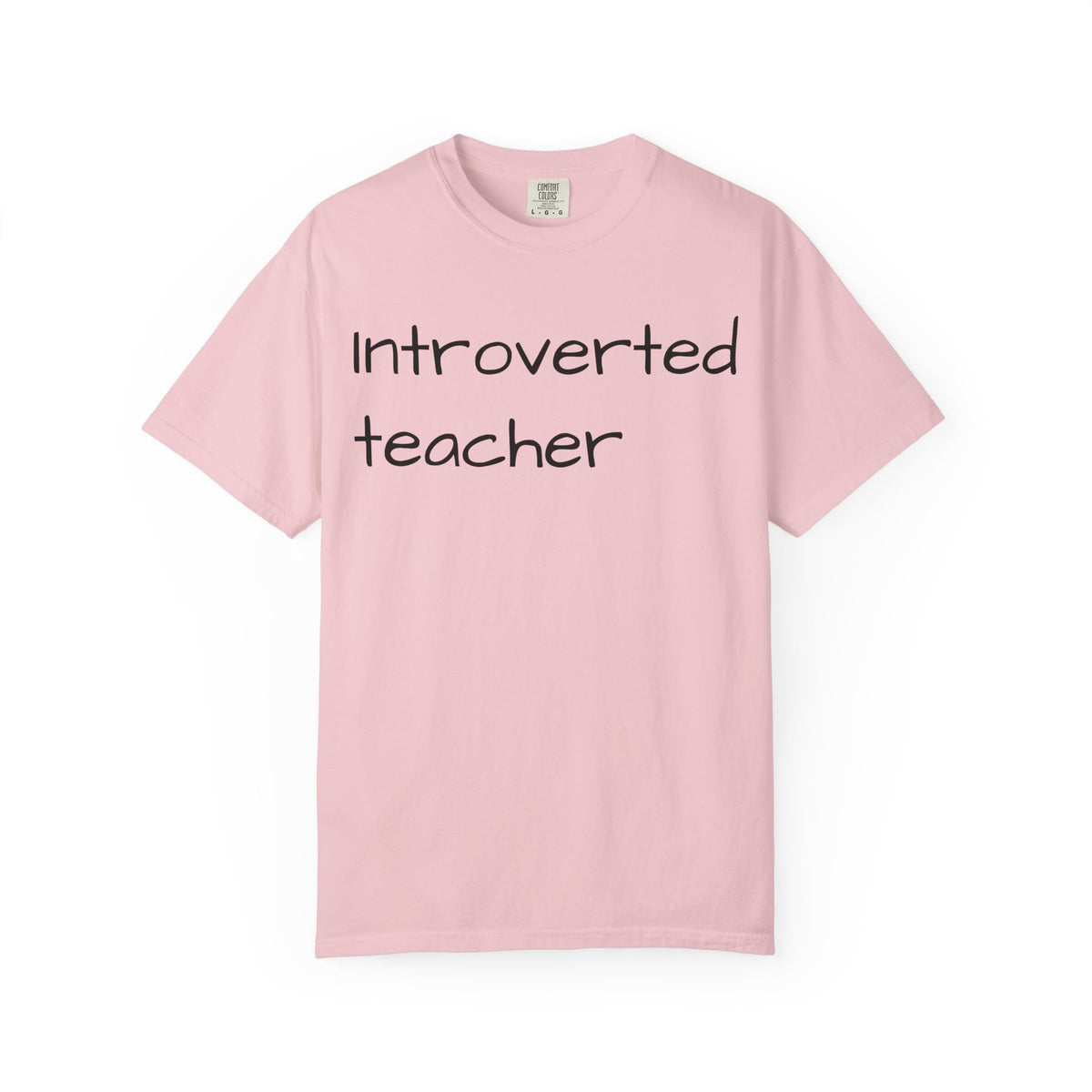 Introverted Teacher T-Shirt — Minimalist Teacher Gift
